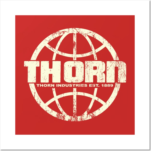 Thorn Industries Logo, distressed (Pre-Damien takeover) Wall Art by hauntedjack